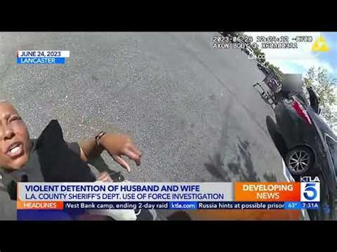 Video of deputy slamming woman to ground in Lancaster released by L.A. County Sheriff's Department